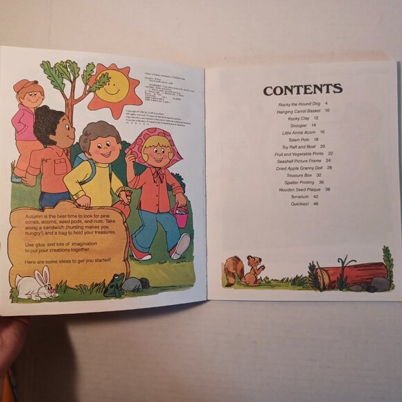 Fun-to-Make Nature Crafts Robyn Supraner 1981 Illustrated Paperback Vintage Book - Picture 3 of 6